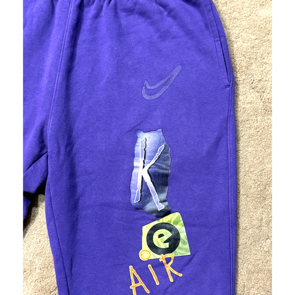 Nike Sweatpants Joggers Mens Purple Size Large Club Legacy Retail $69 - Picture 4 of 8